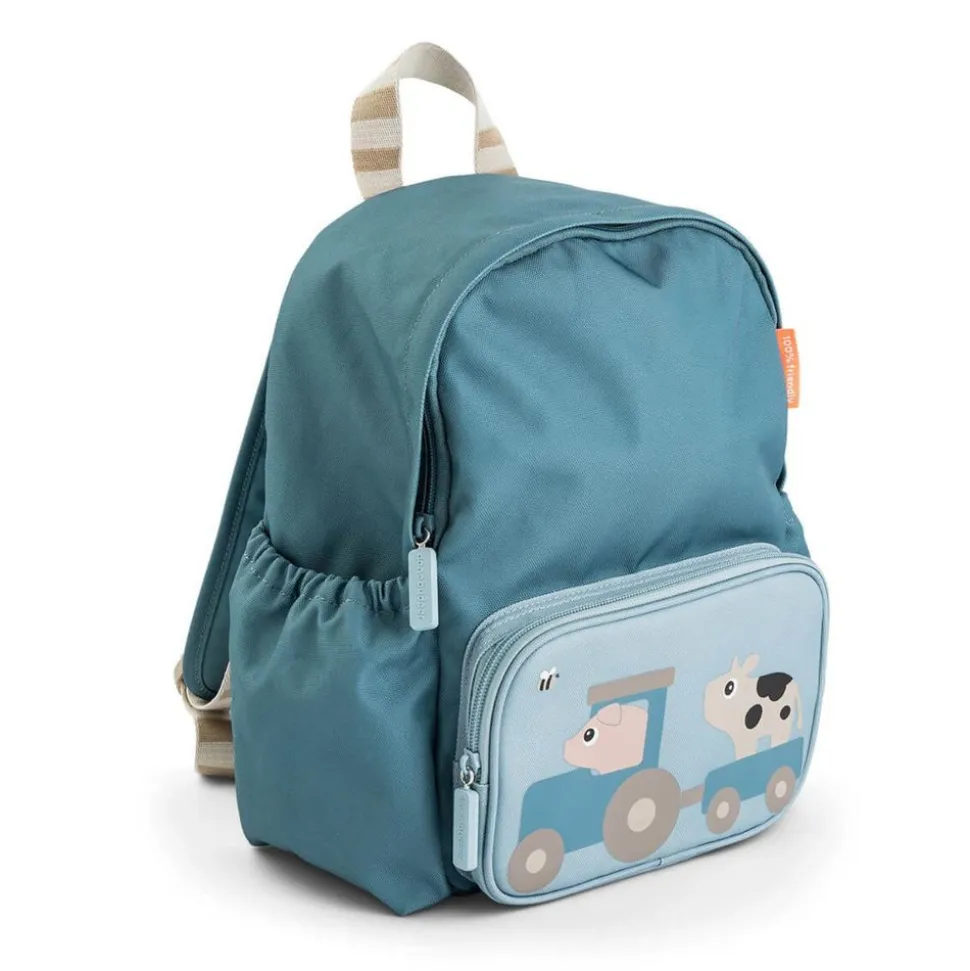 Sac à dos enfant tiny farm bleu