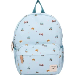 Sac à dos enfant véhicules bleu 36 cm
