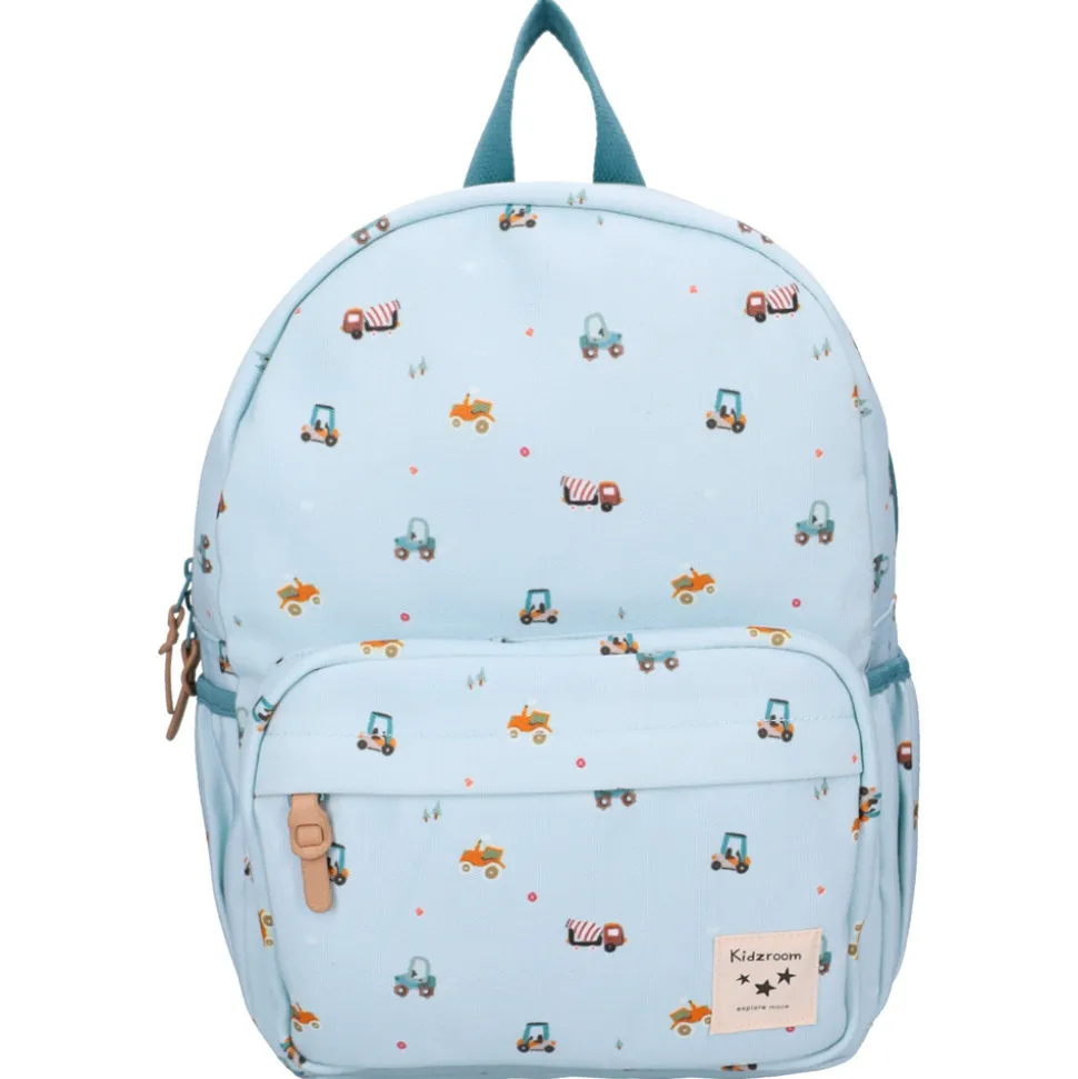 Sac à dos enfant véhicules bleu 36 cm