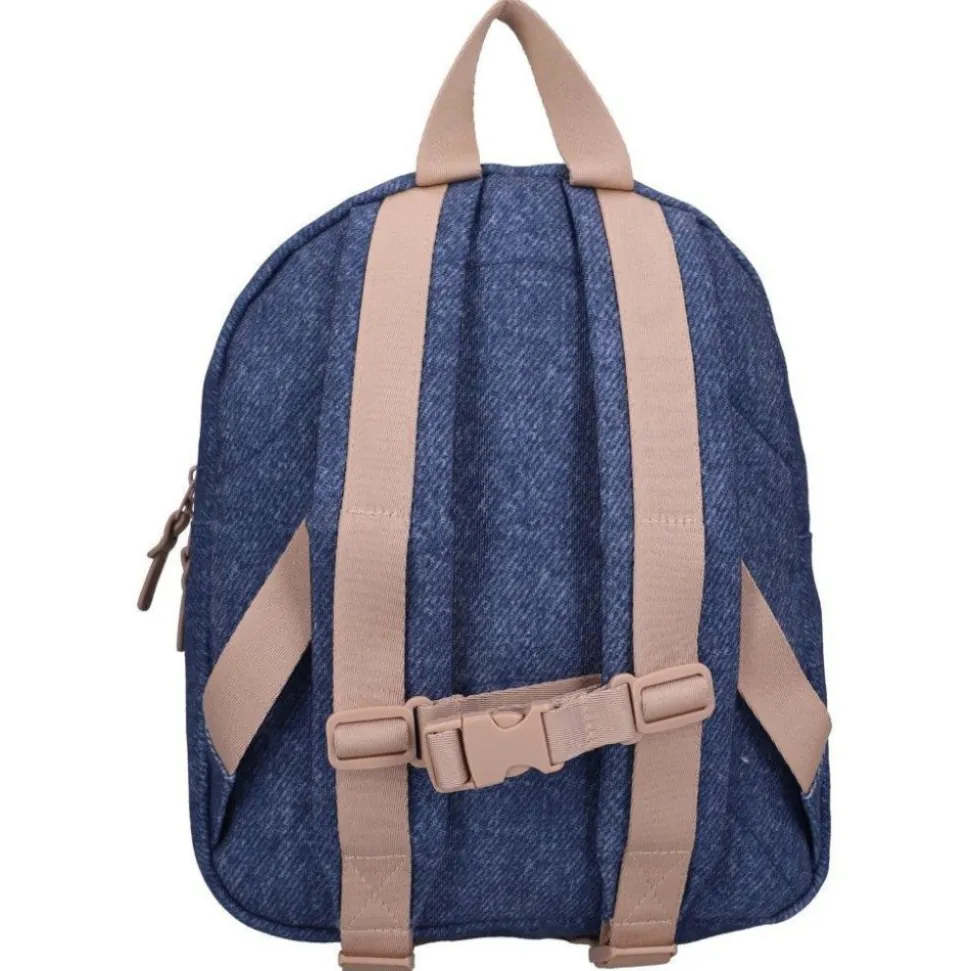Sac à dos enfant véhicules bleu denim 31 cm