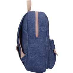 Sac à dos enfant véhicules bleu denim 31 cm