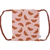 Sac à dos en gaze bretelles tressées croissants