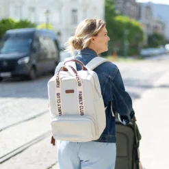 Sac à dos family club signature off white