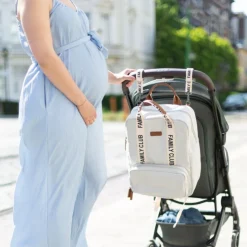 Sac à dos family club signature off white