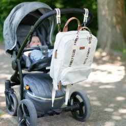 Sac à dos family club signature off white