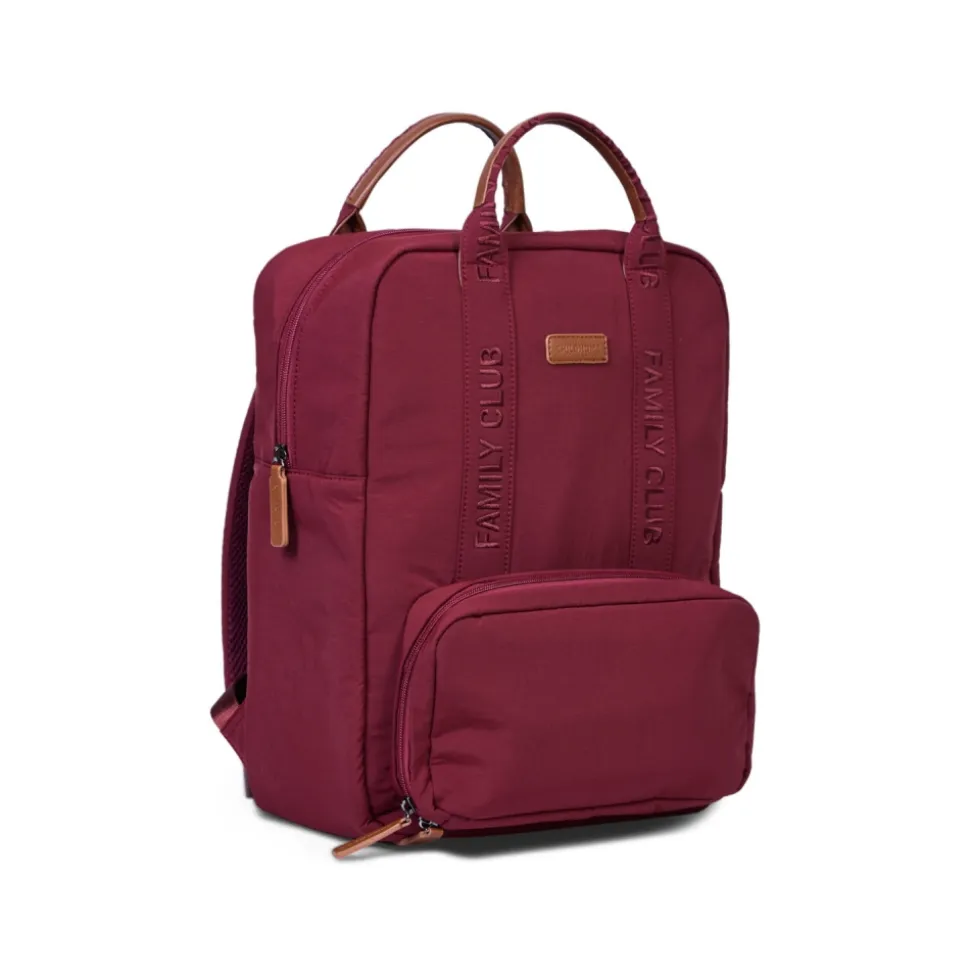 Sac à dos family club signature urban bordeaux
