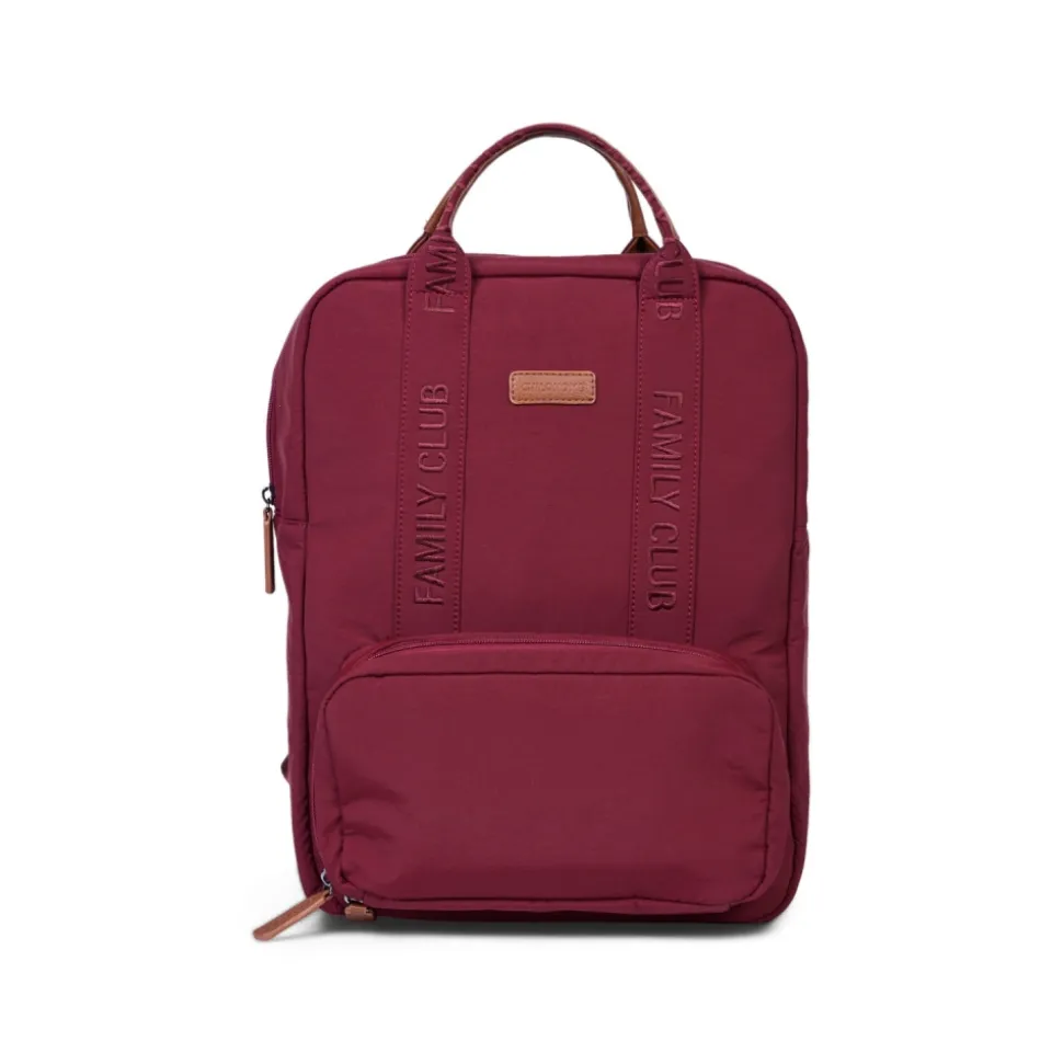 Sac à dos family club signature urban bordeaux