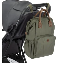 Sac à dos à langer bébé vert