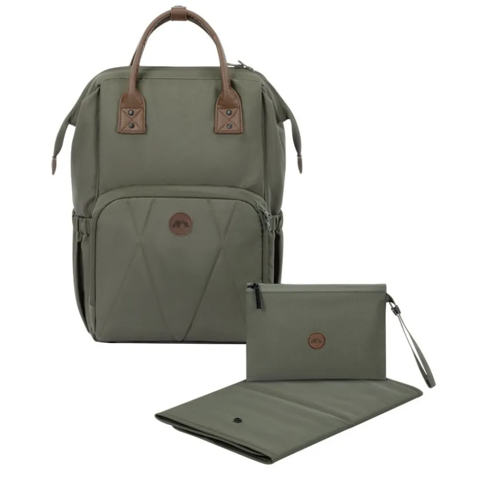 Sac à dos à langer bébé vert