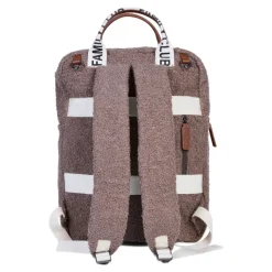 Sac à dos à langer family club signature teddy brun doux