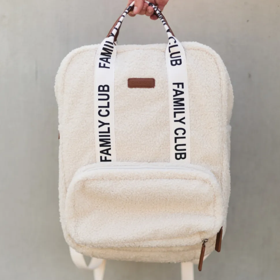 Sac à dos à langer family club signature teddy ecru