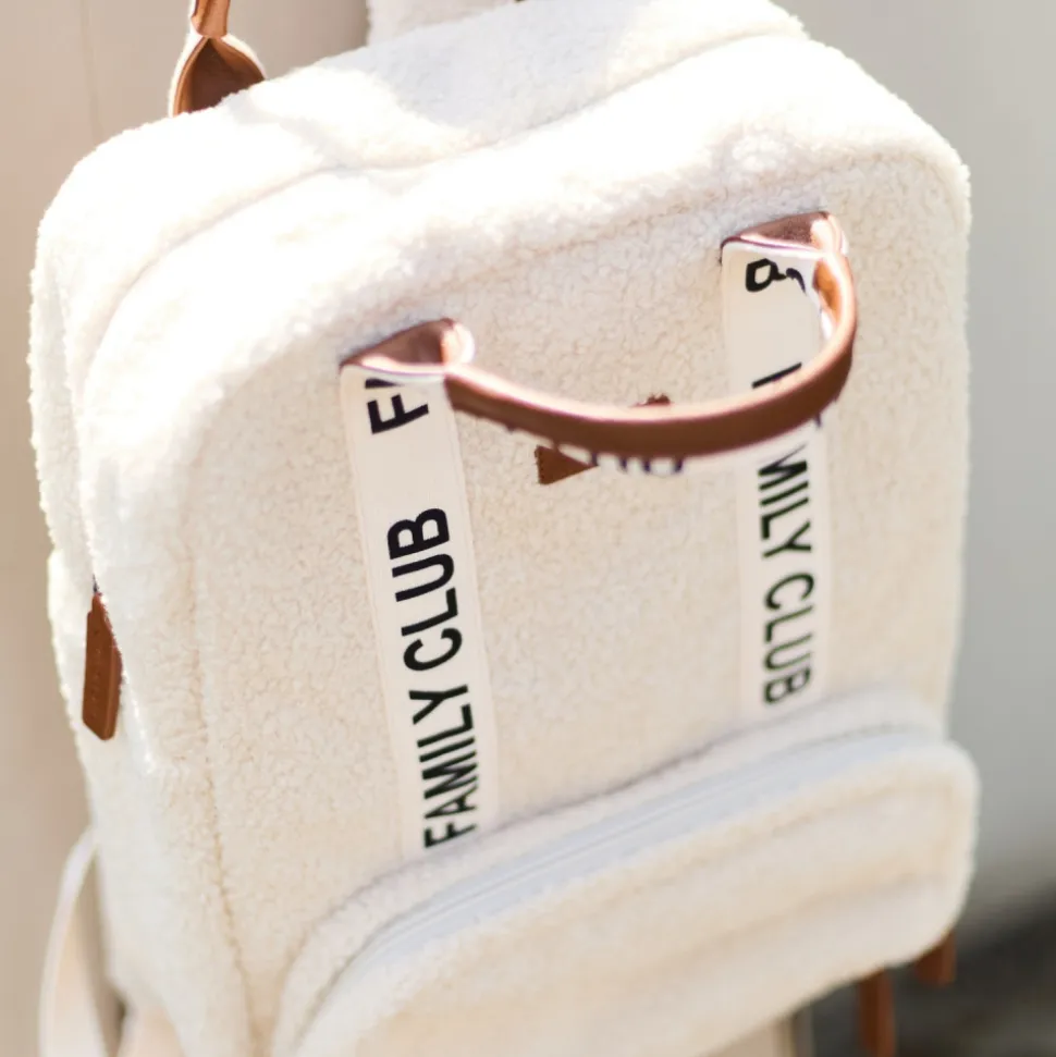Sac à dos à langer family club signature teddy ecru