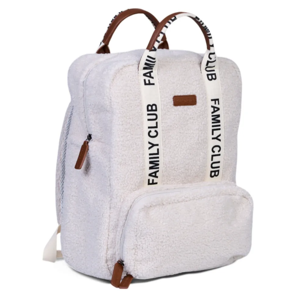 Sac à dos à langer family club signature teddy ecru