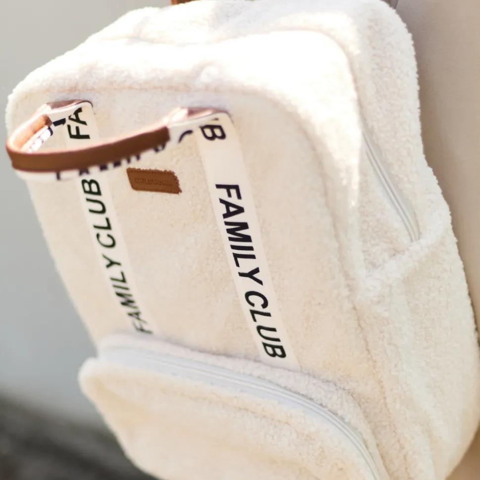 Sac à dos à langer family club signature teddy ecru