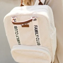 Sac à dos à langer family club signature teddy ecru