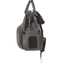 Sac à dos à langer gris