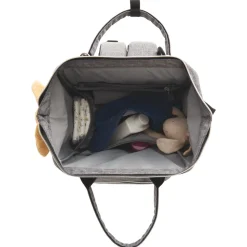 Sac à dos à langer gris