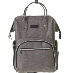 Sac à dos à langer gris