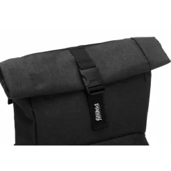 Sac à dos à langer rolltop tokio mélange noir