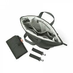Sac à dos à langer vert foncé