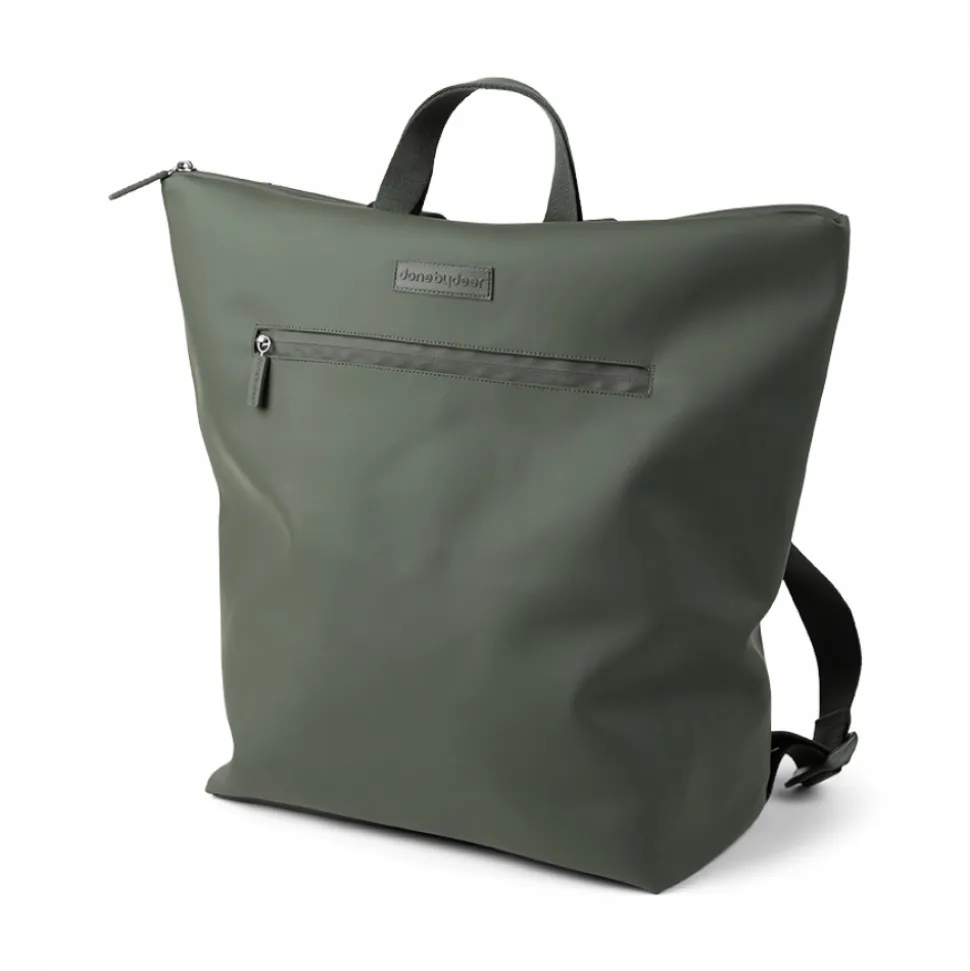 Sac à dos à langer vert foncé