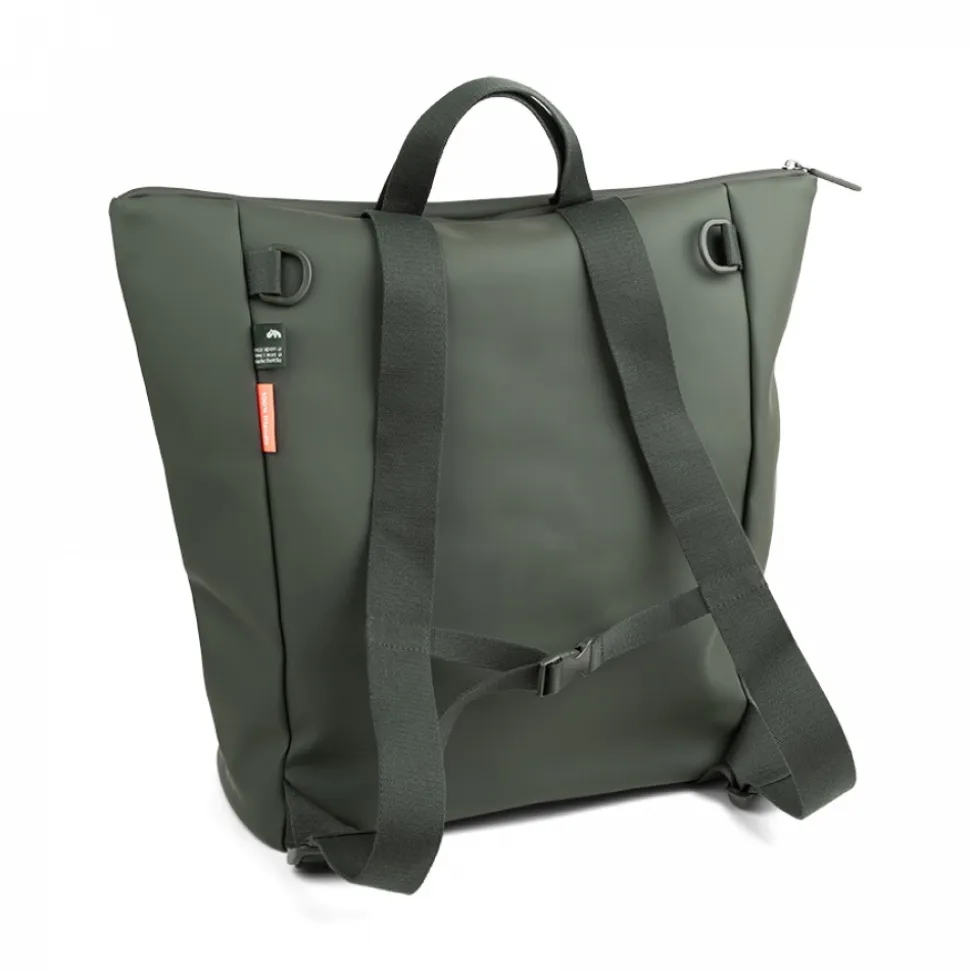 Sac à dos à langer vert foncé