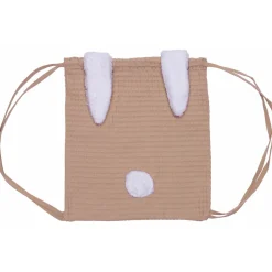 Sac à dos lapin en nid d’abeille mocha