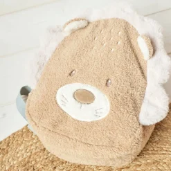Sac à dos lion bouclette caramel