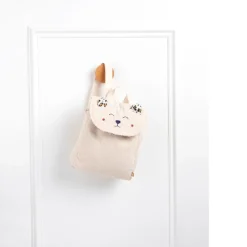 Sac à dos léopard rose