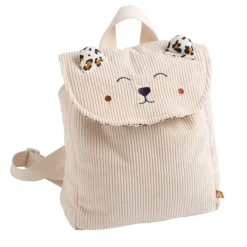 Sac à dos léopard rose