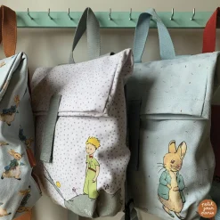Sac à dos mini-coursier pierre lapin bleu