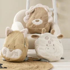 Sac à dos renard teddy bouclette miel