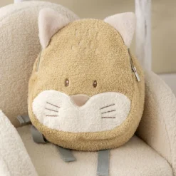 Sac à dos renard teddy bouclette miel