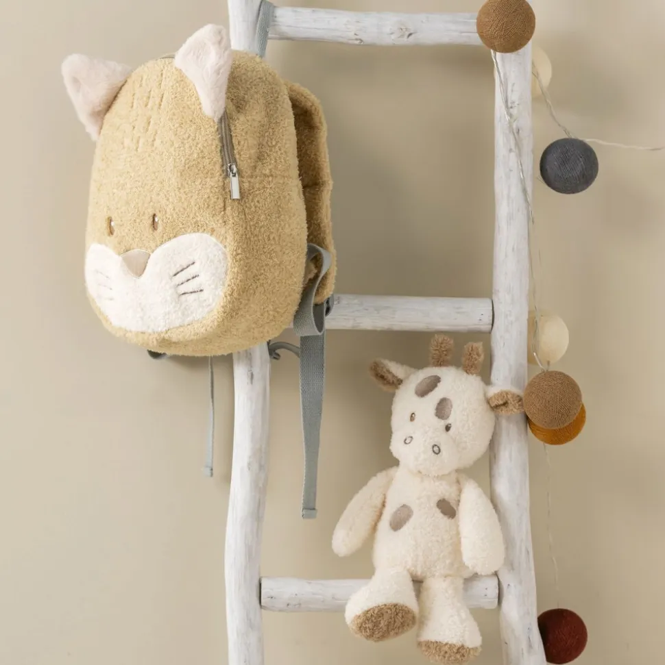 Sac à dos renard teddy bouclette miel