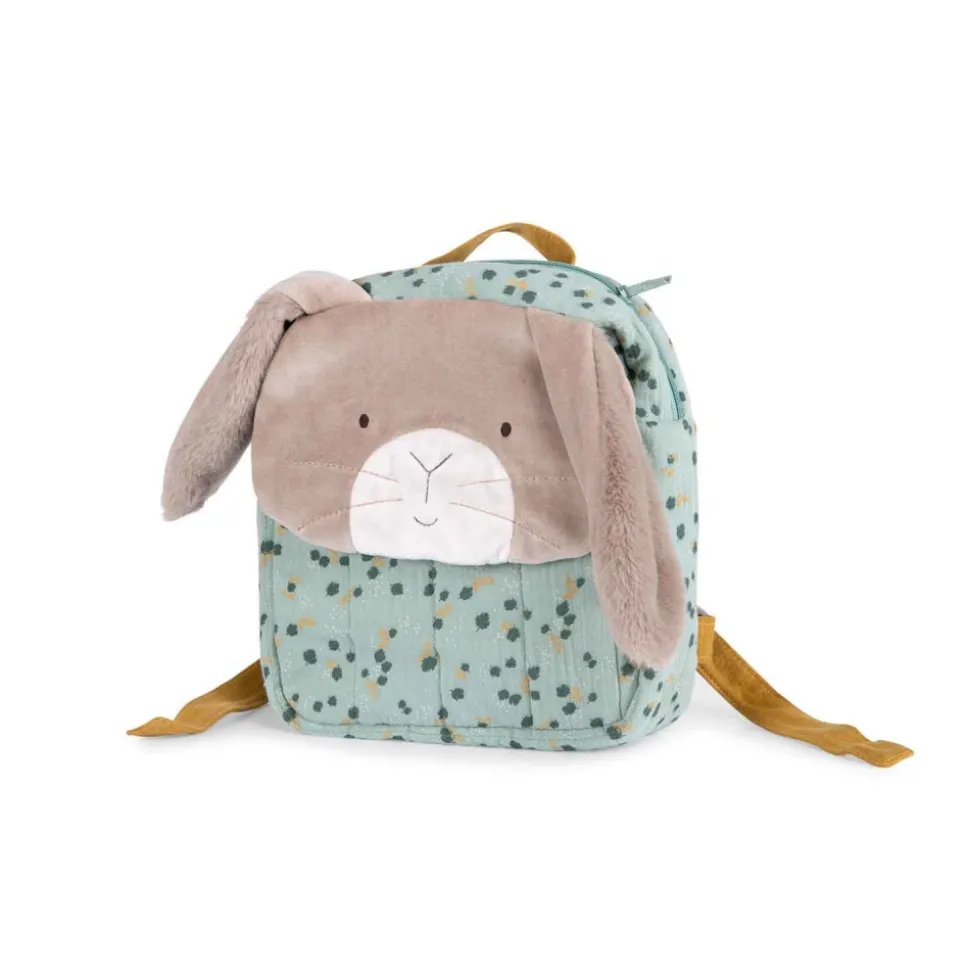 Sac à dos trois petits lapins - sauge