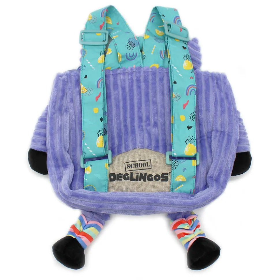 Sac à dos velours kiprokos le zèbre