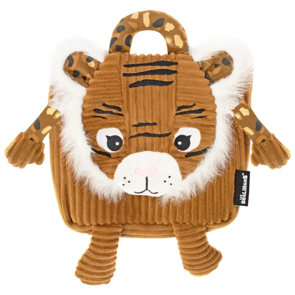 Sac à dos velours spéculos le tigre