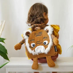Sac à dos velours spéculos le tigre