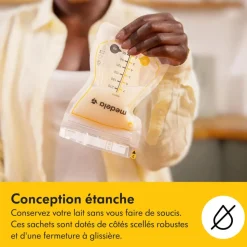 Sachets de conservation pour lait maternel - 25 pièces