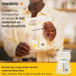 Sachets de conservation pour lait maternel - 25 pièces