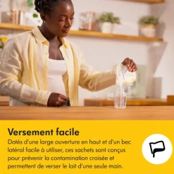 Sachets de conservation pour lait maternel - 25 pièces