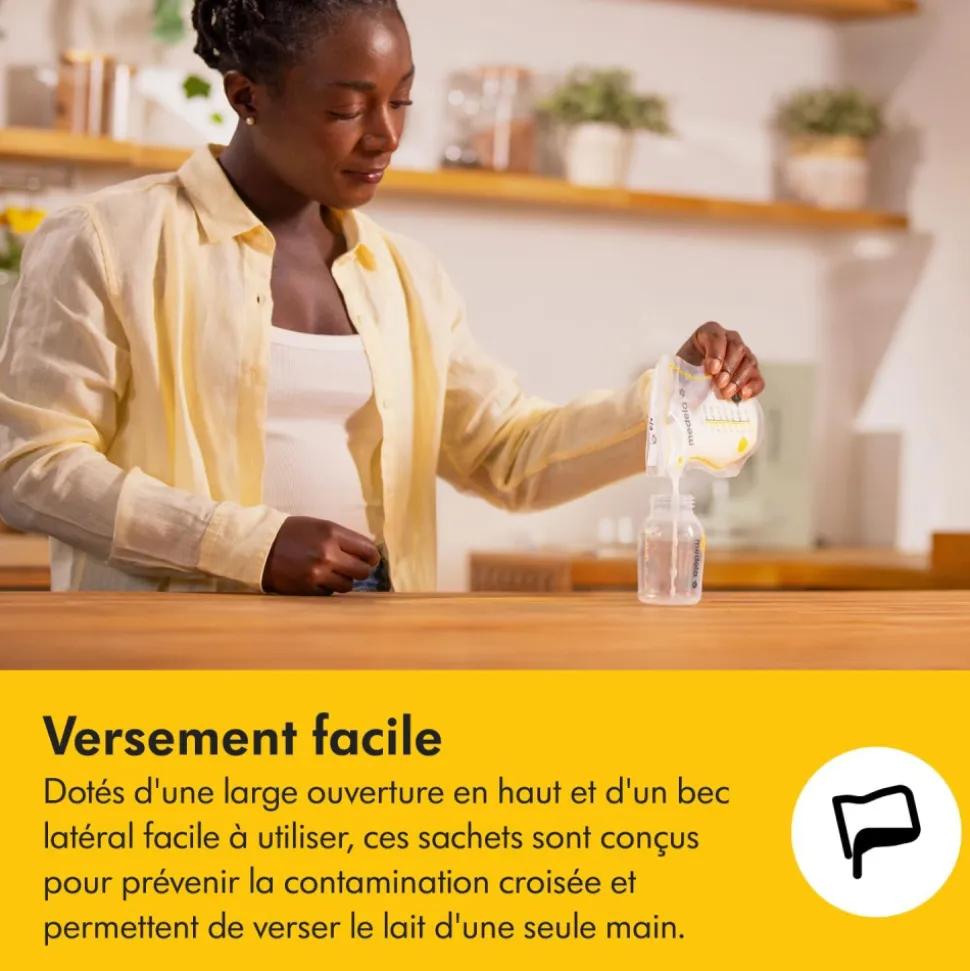 Sachets de conservation pour lait maternel - 25 pièces