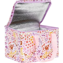 Sac isotherme enfant fleurs du jardin