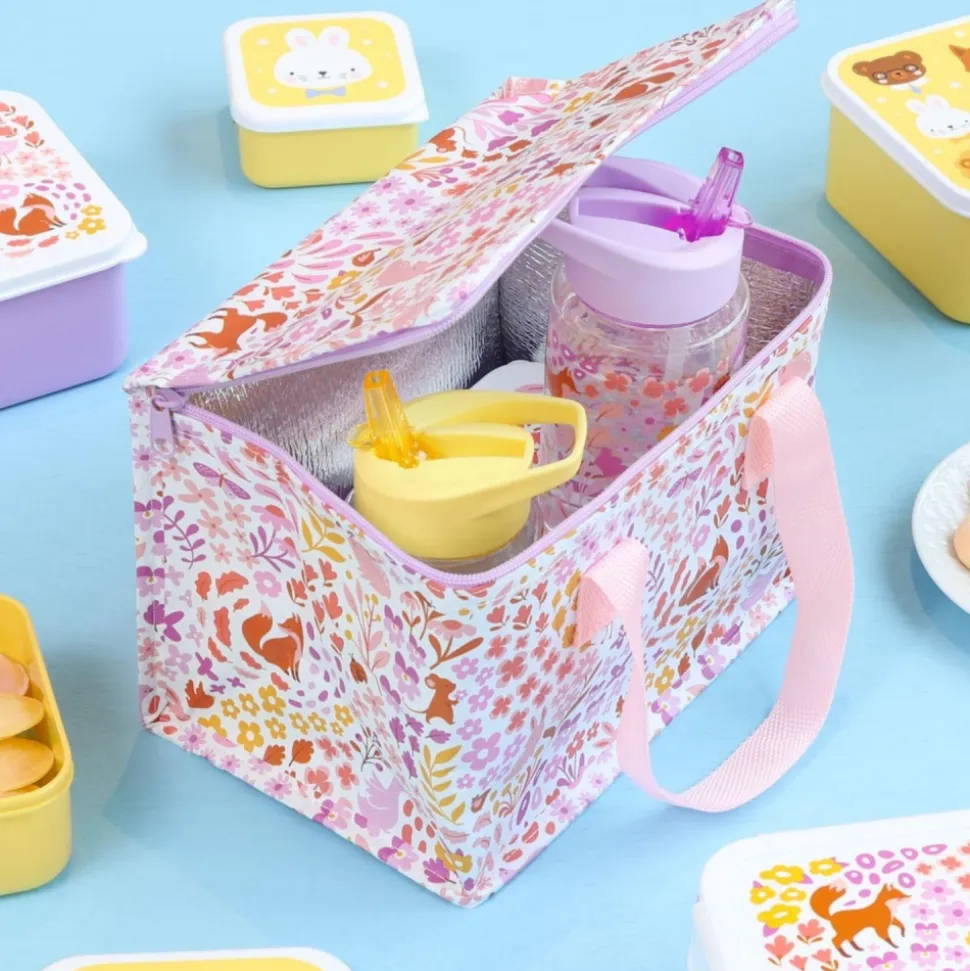 Sac isotherme enfant fleurs du jardin