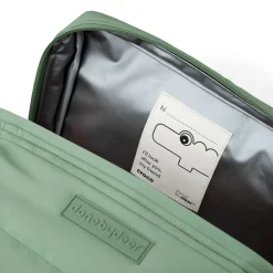 Sac isotherme matelassé croco vert