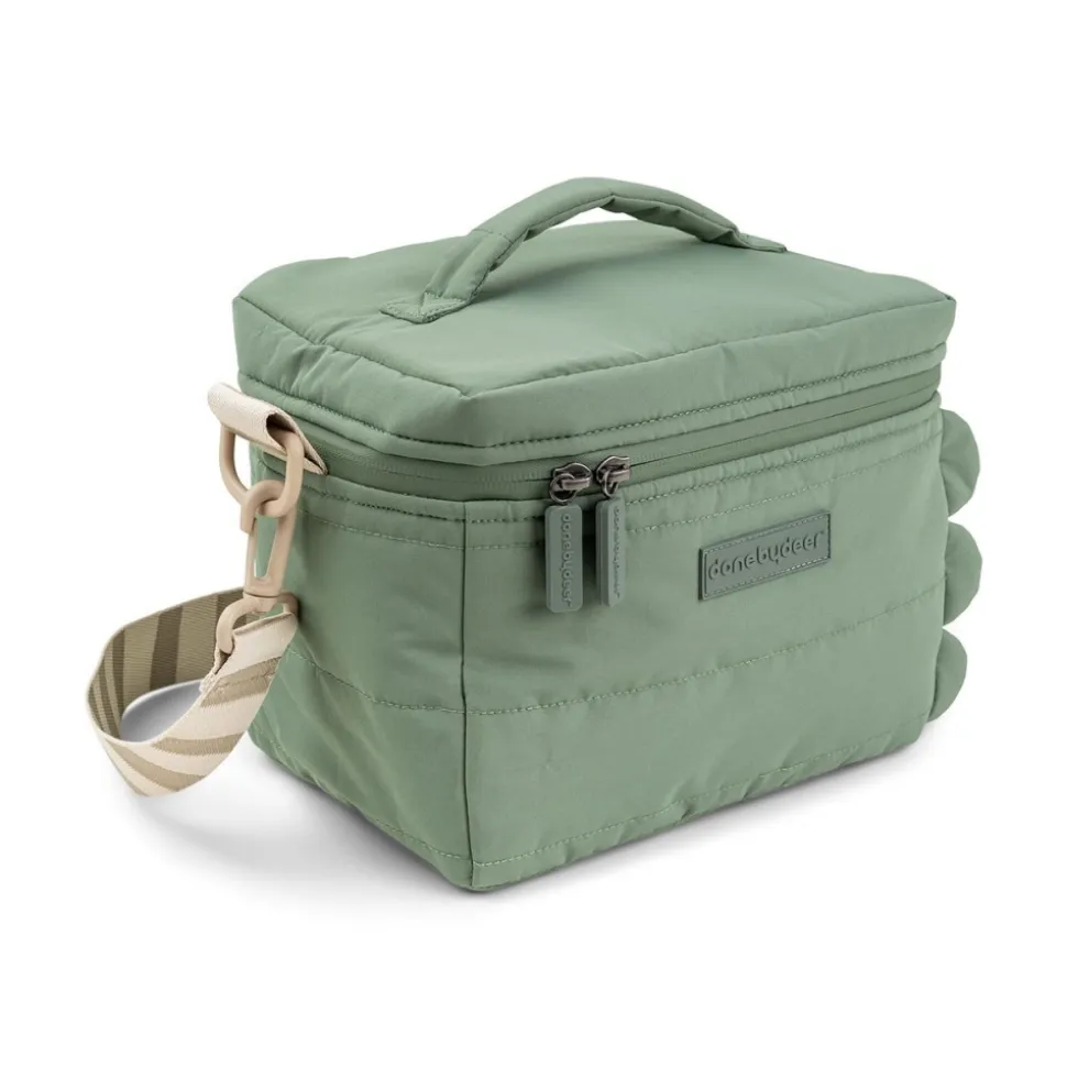 Sac isotherme matelassé croco vert
