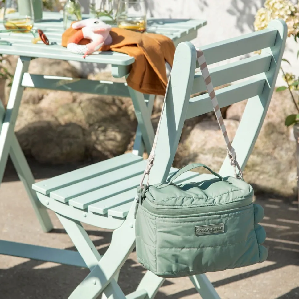 Sac isotherme matelassé croco vert