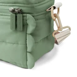 Sac isotherme matelassé croco vert