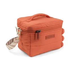 Sac isotherme matelassé croco papaye