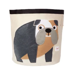 Sac à jouets bulldog